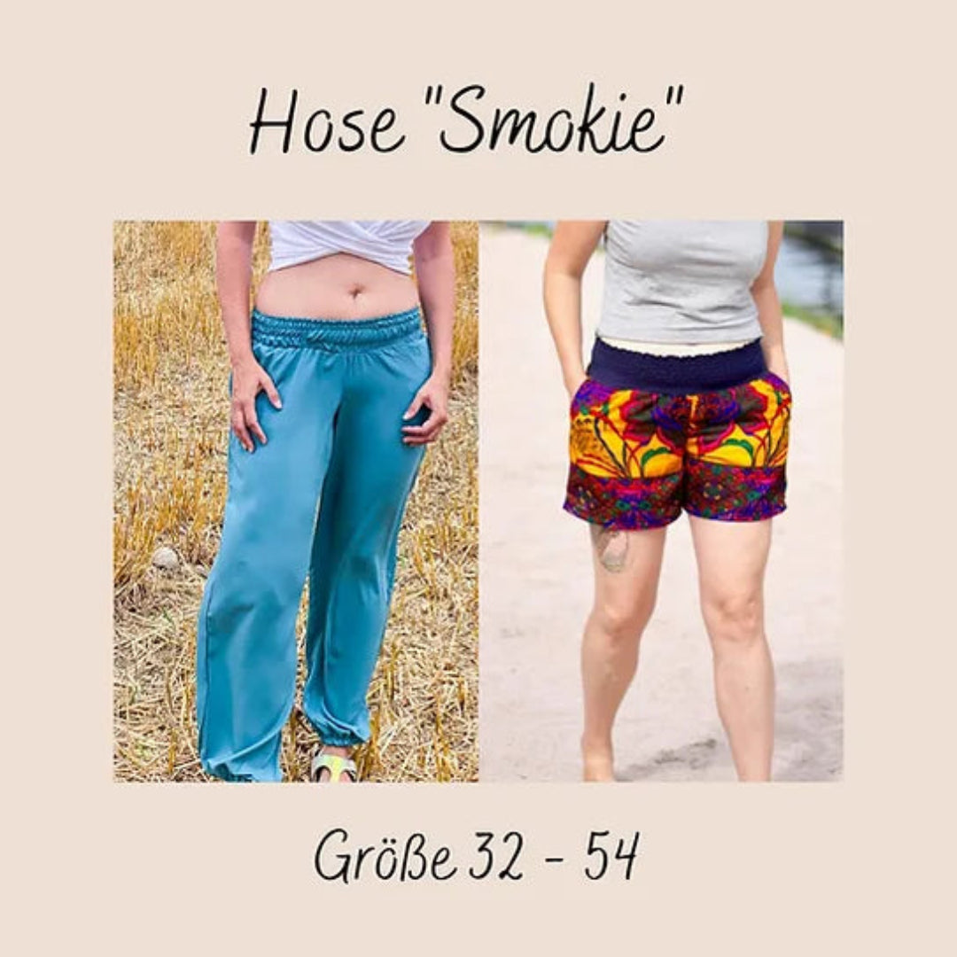 Tante Emmas Nähladen Schnittmuster Papier Hose "Emmas Smokie"