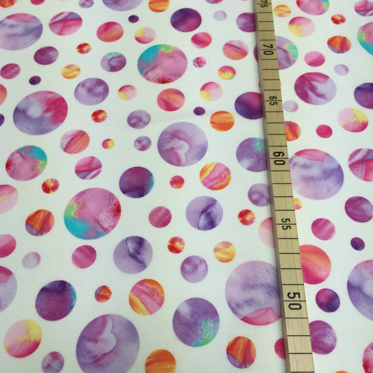 KANVAS Benartex Stoff Color Calypso Calypso Punkte, Dots,